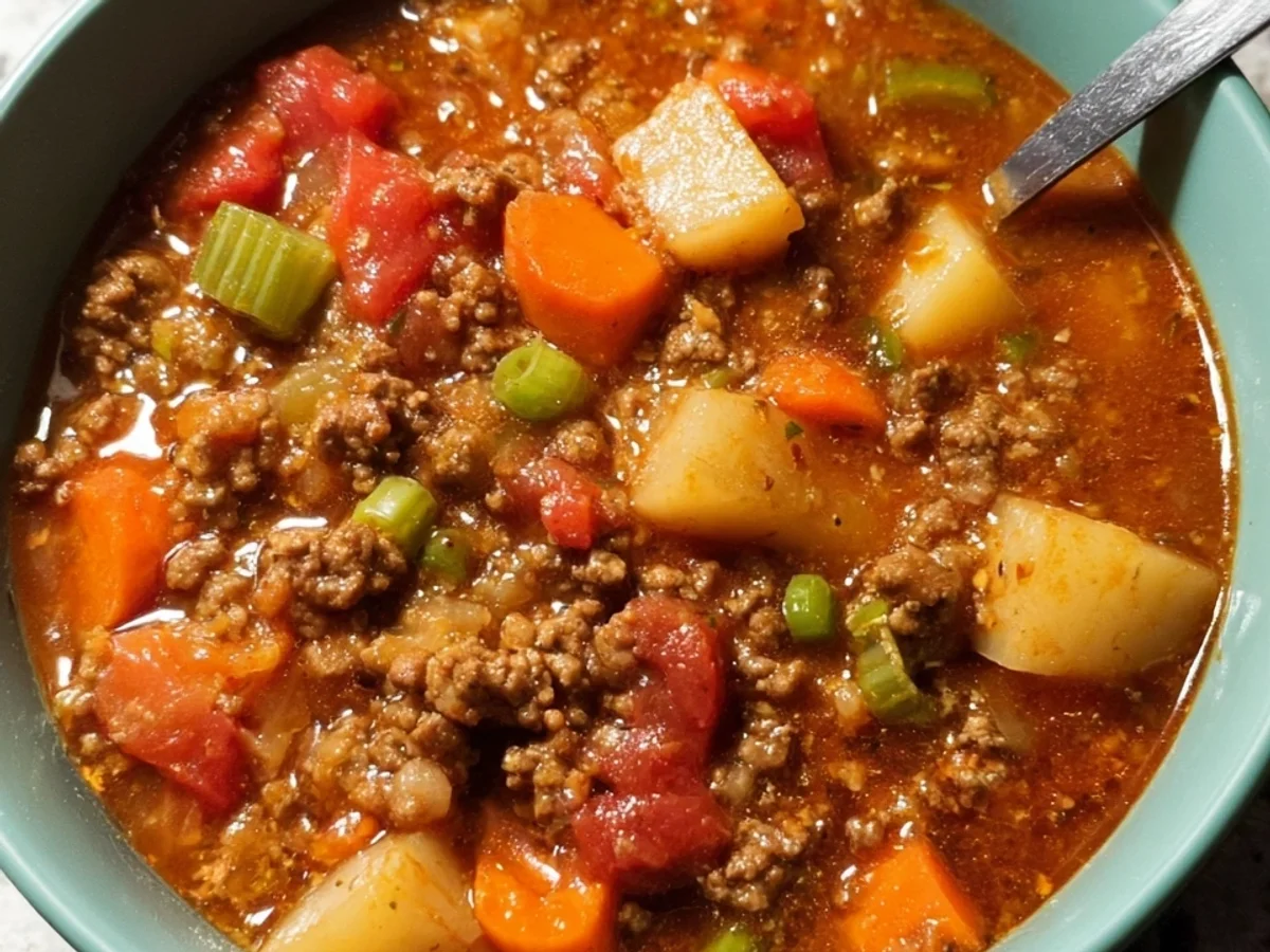 Hearty Hamburger Stew Recipe - Image 1