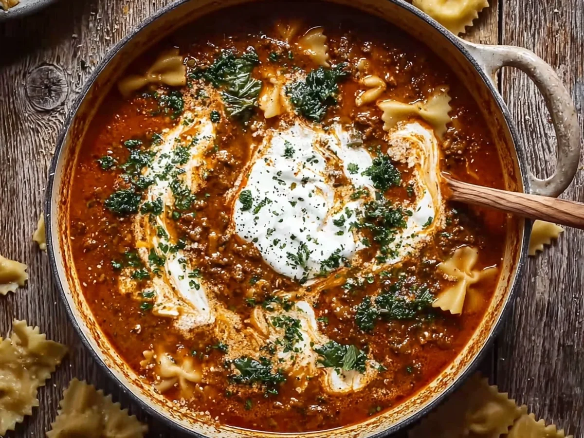 Hearty One-Pot Lasagna Soup: Weeknight Comfort - Image 2