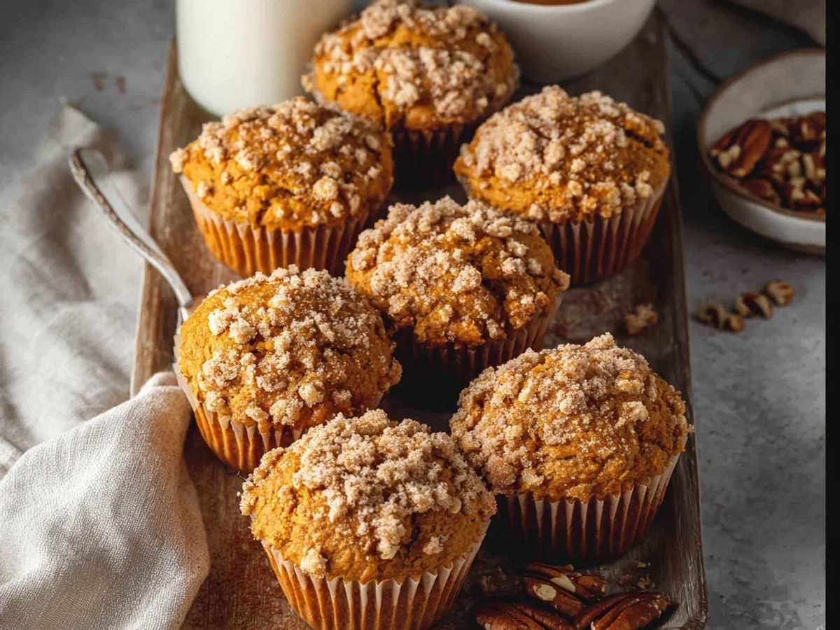 Hearty Pumpkin Oatmeal Muffins: Easy Fall Treat - Image 1