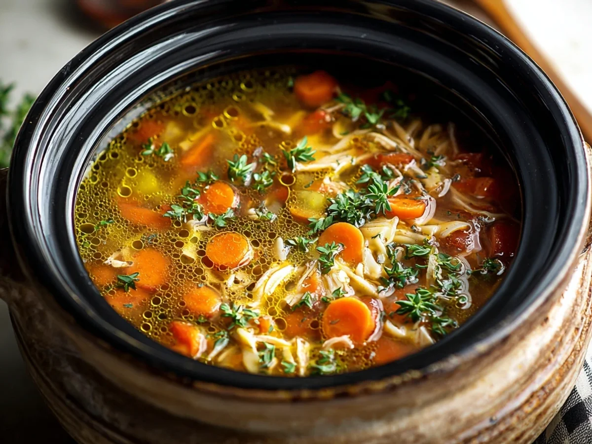 Hearty Slow Cooker Chicken Noodle Soup - Image 1