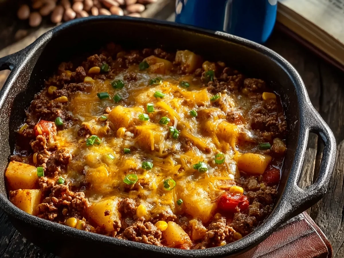 Hearty Slow Cooker Cowboy Casserole: A Weeknight Wonder - Image 1