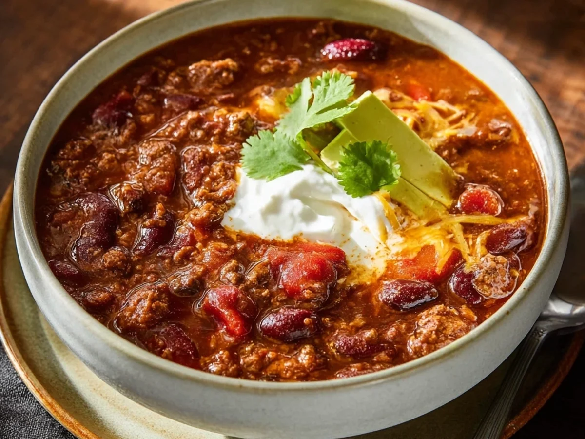 Hearty Venison Chili Recipe: A Deeply Flavorful Pot - Image 1