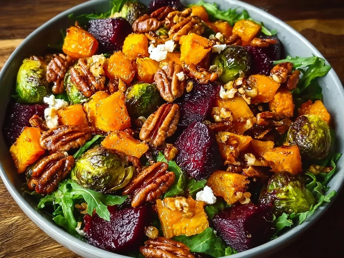 Hearty Winter Salad with Roasted Squash & Beets - Image 1