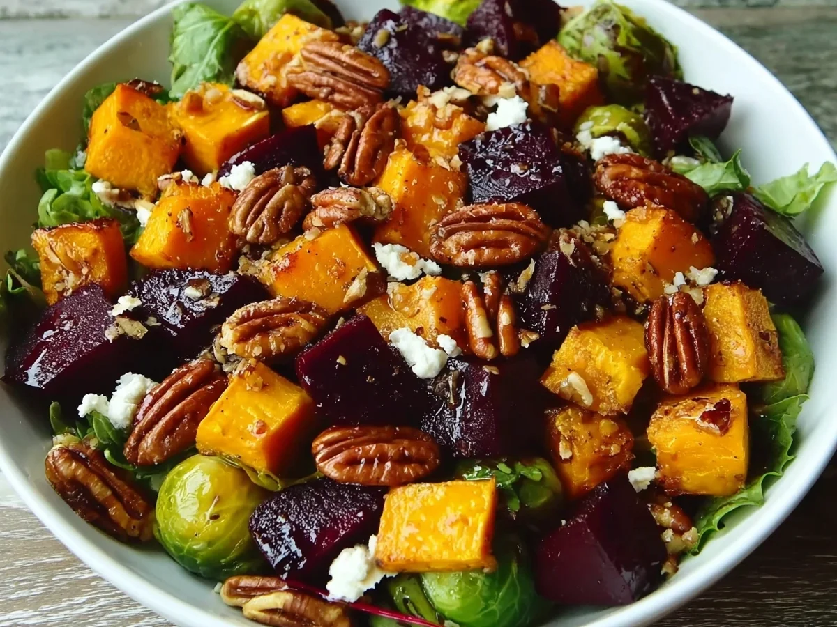 Hearty Winter Salad with Roasted Squash & Beets - Image 2