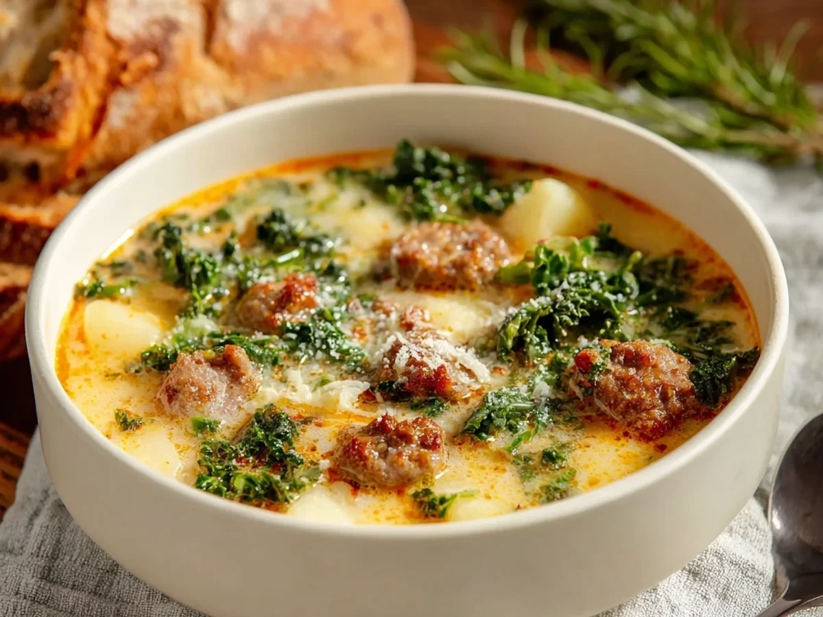 Hearty Zuppa Toscana Soup: A Creamy Kitchen Hug - Image 1