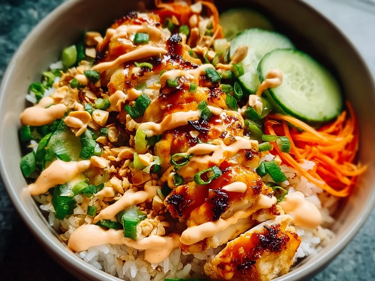 High-Protein Bang Bang Chicken Meal Prep Bowl - Image 2