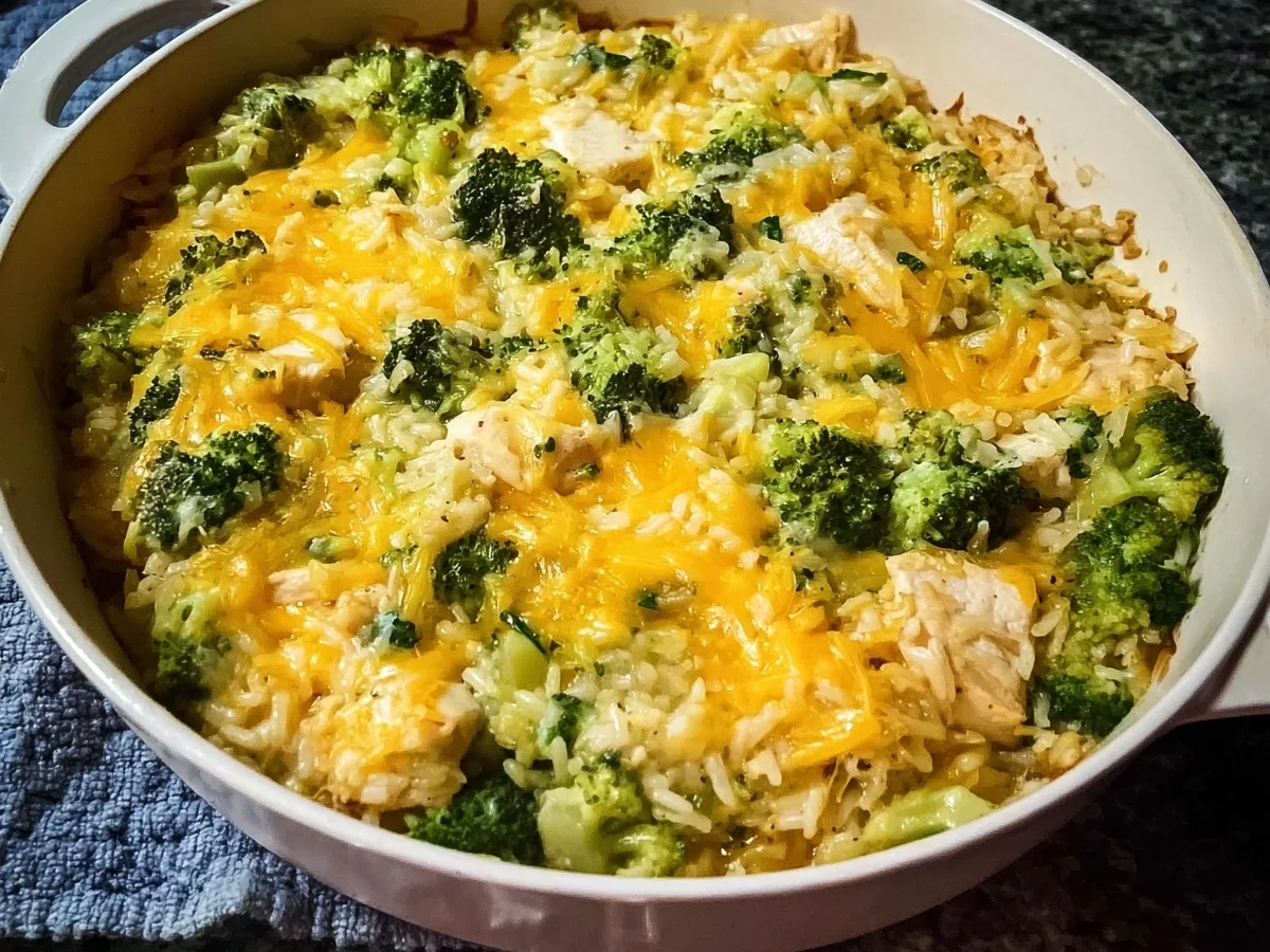 High-Protein Chicken Broccoli Rice Casserole for Meal Prep - Image 1