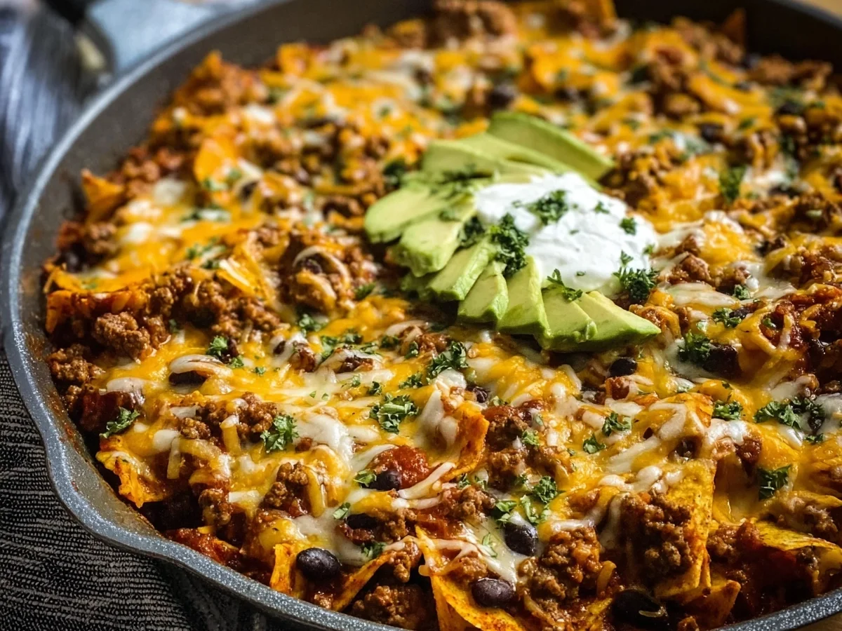 High Protein Ground Beef Enchilada Skillet Dinner - Image 2