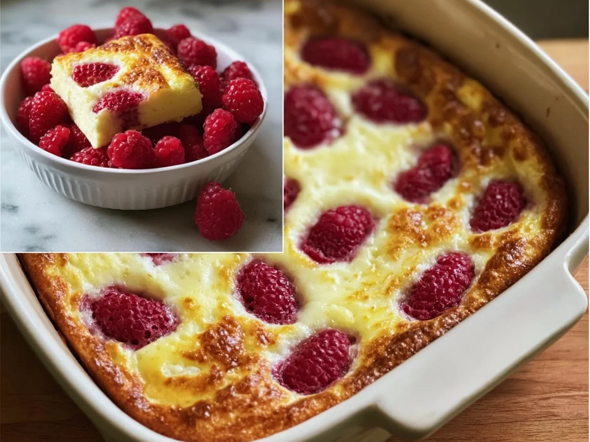 High-Protein Lemon Raspberry Cottage Cheese Bake - Image 2