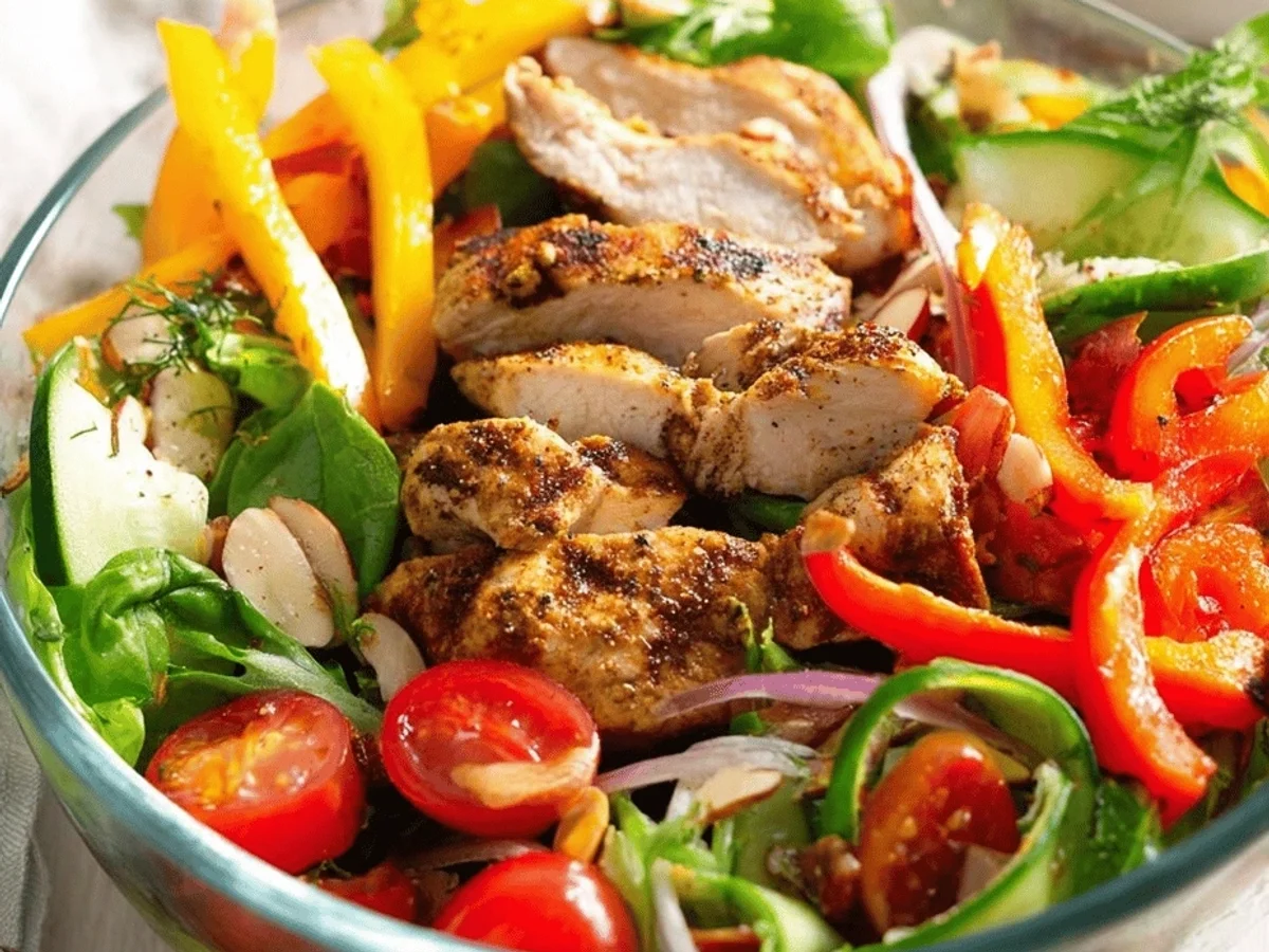 High Protein Lunch Recipes: Quick Chicken Power Bowl - Image 2