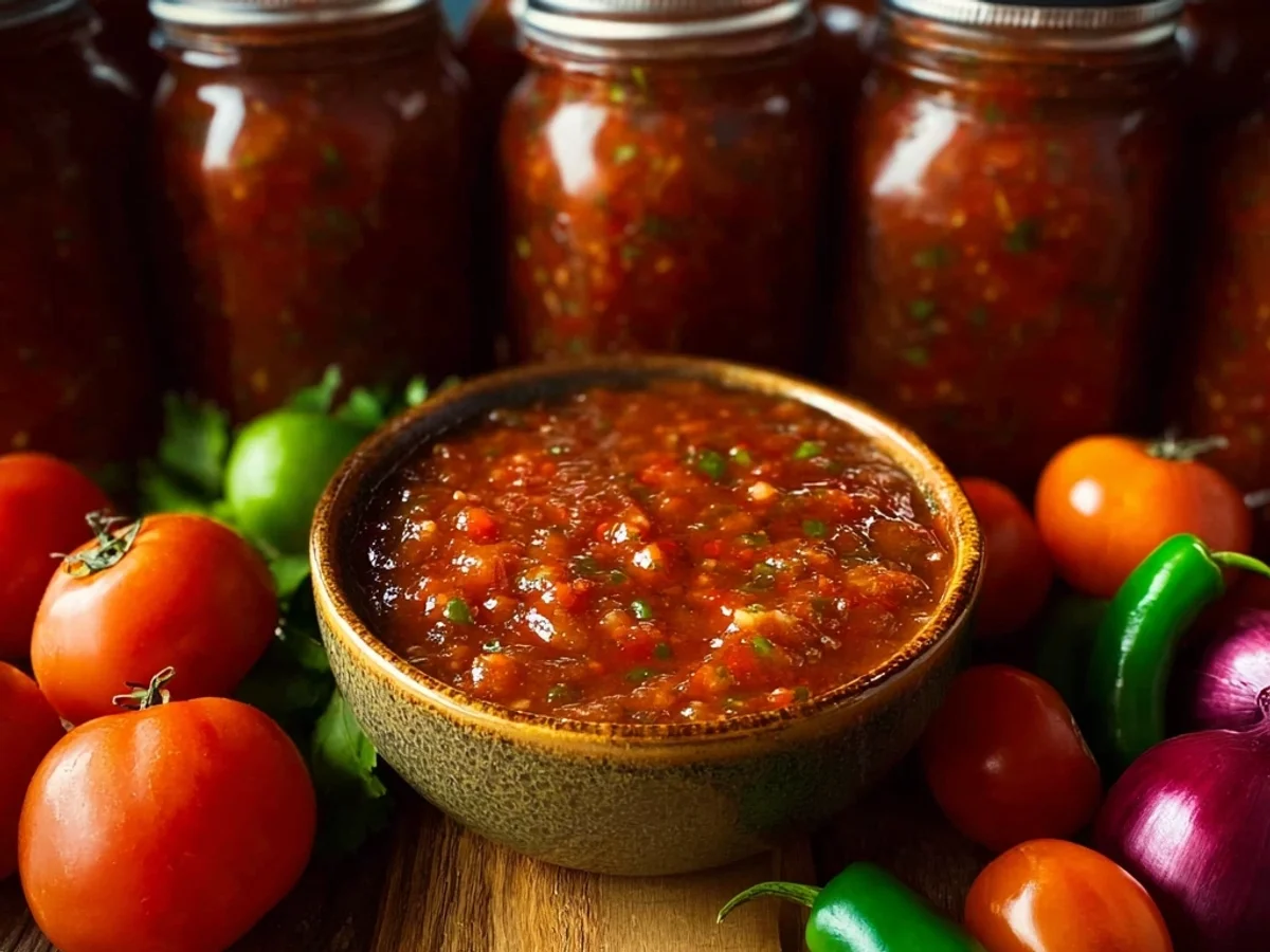 Homemade Salsa for Canning: Tangy Garden Freshness - Image 2