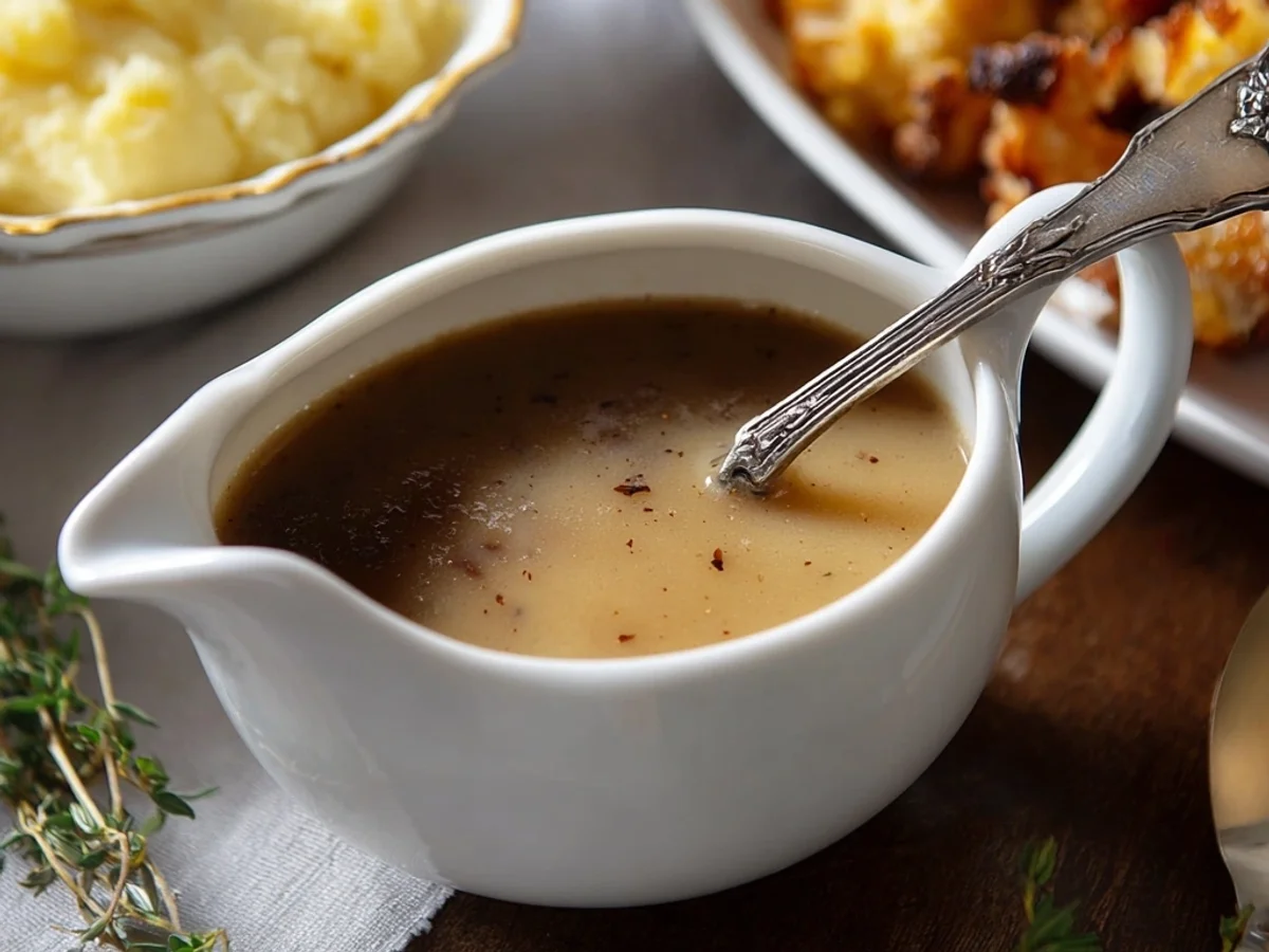 Homemade Turkey Gravy: A Rich Homestyle Sauce - Image 2