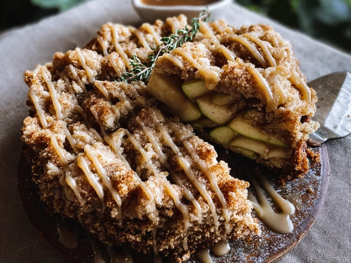Homestyle Apple Crumb Cake with Sweet Drizzle - Image 2