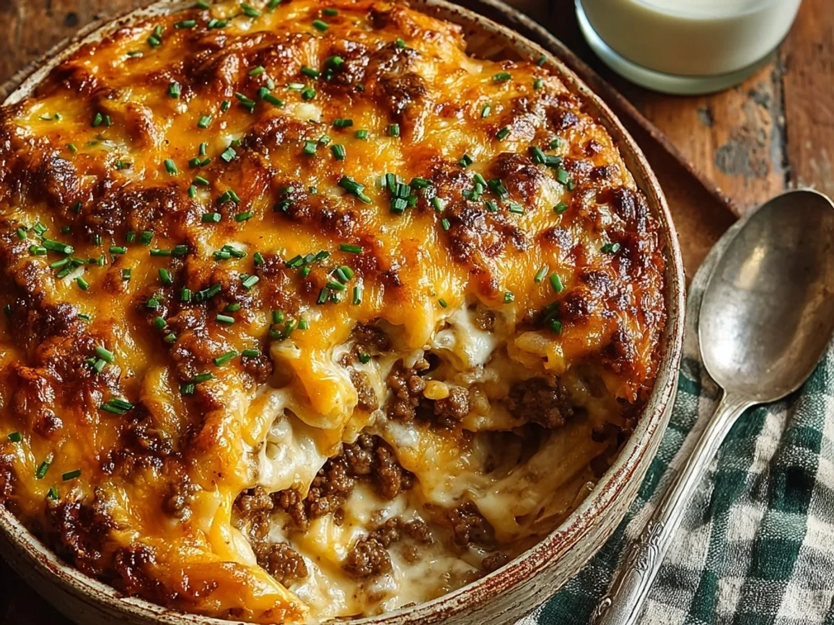 Homestyle Cheesy Hamburger Casserole: A Weeknight Hug - Image 2