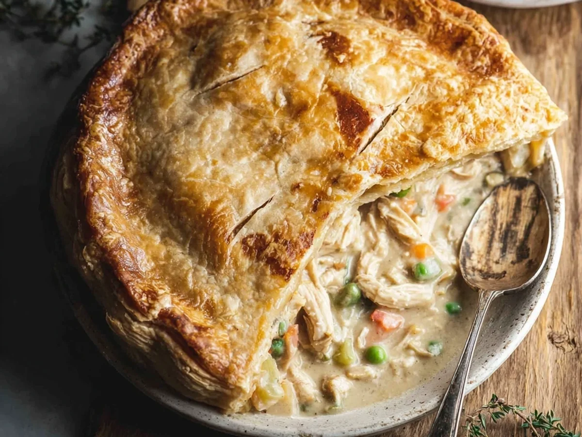Homestyle Comforting Homemade Chicken Pot Pie - Image 2