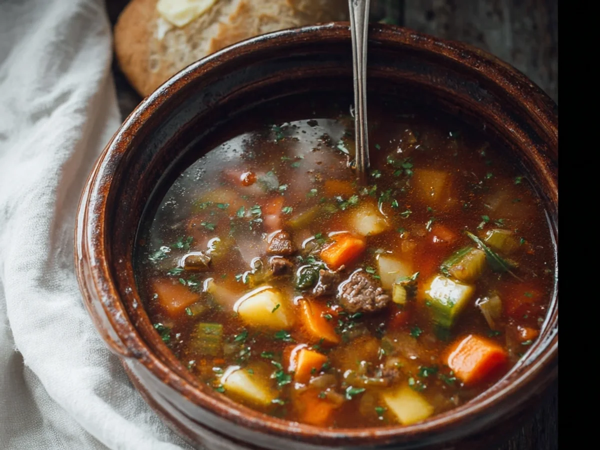 Homestyle Easy Vegetable Beef Soup: A Weekend Comfort - Image 1