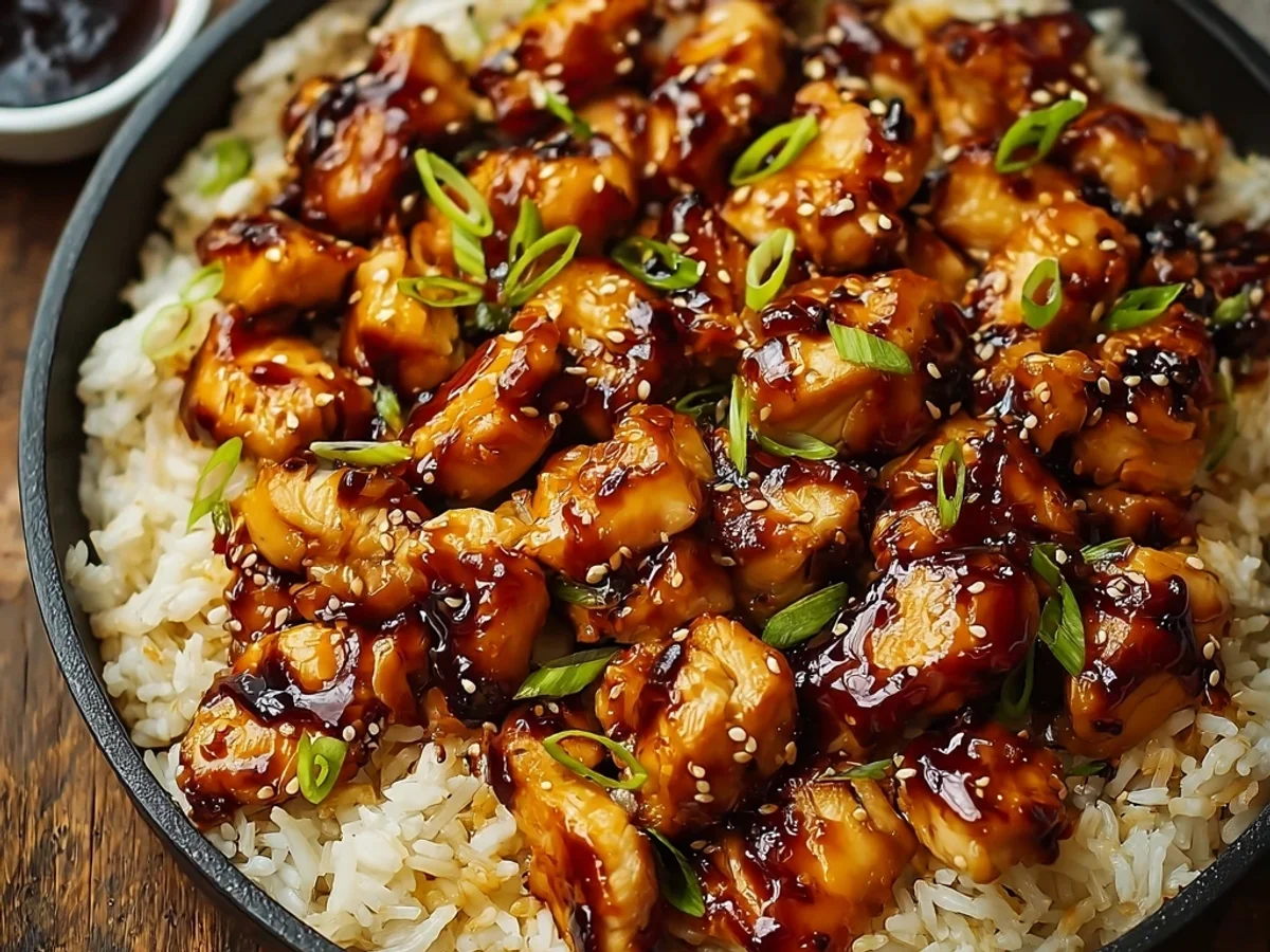 Homestyle Honey BBQ Chicken Rice Skillet - Image 1