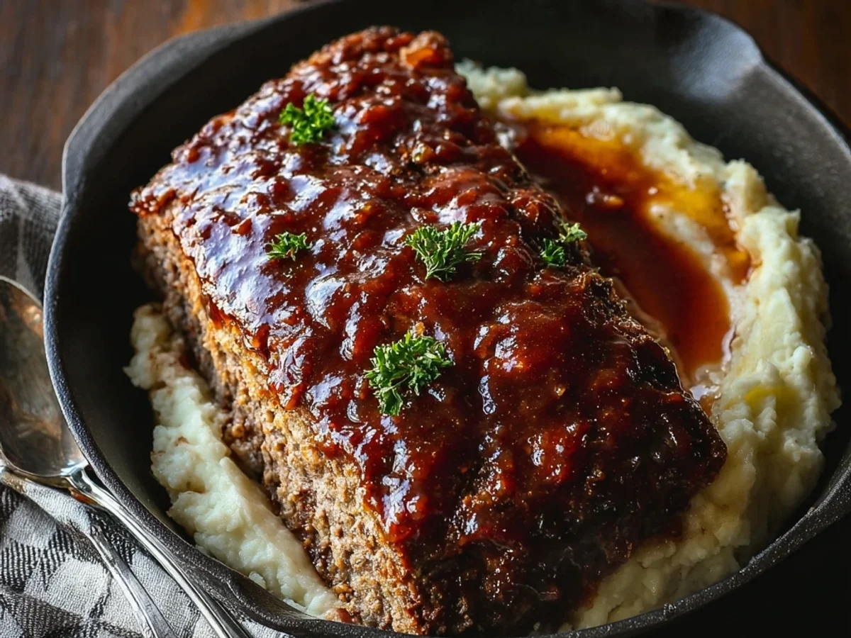 Homestyle Meatloaf with Brown Sugar Glaze Recipe - Image 1