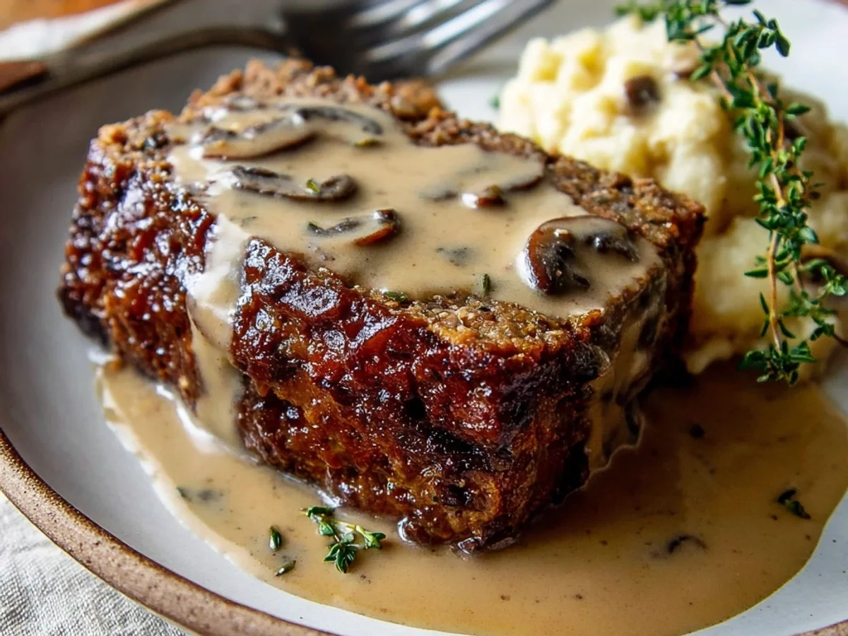 Homestyle Meatloaf with Mushroom Gravy: Comfort Classic - Image 2