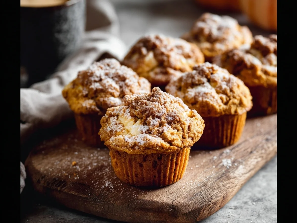 Homestyle Pumpkin Cream Cheese Muffins: A Swirled Treat - Image 2