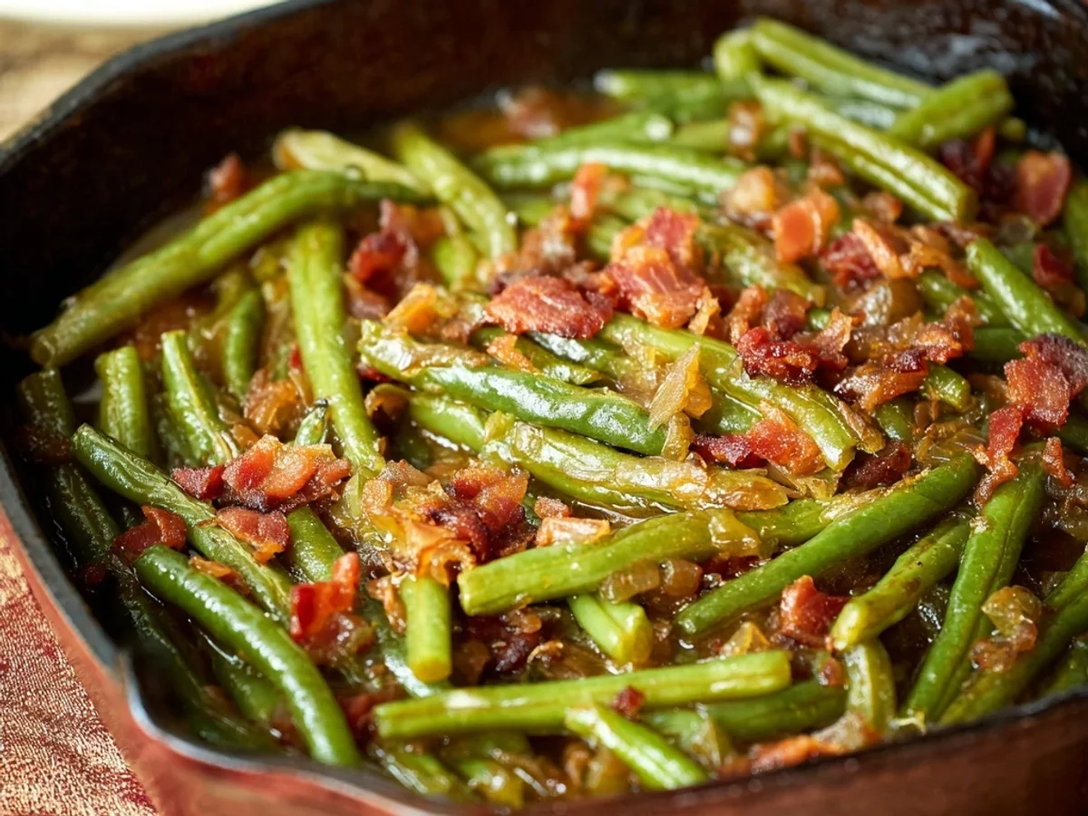 Homestyle Smothered Green Beans: Southern Comfort - Image 2