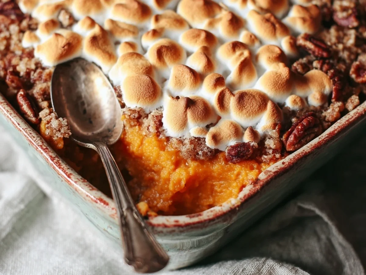 Homestyle Sweet Potato Casserole with Pecan Crunch - Image 2