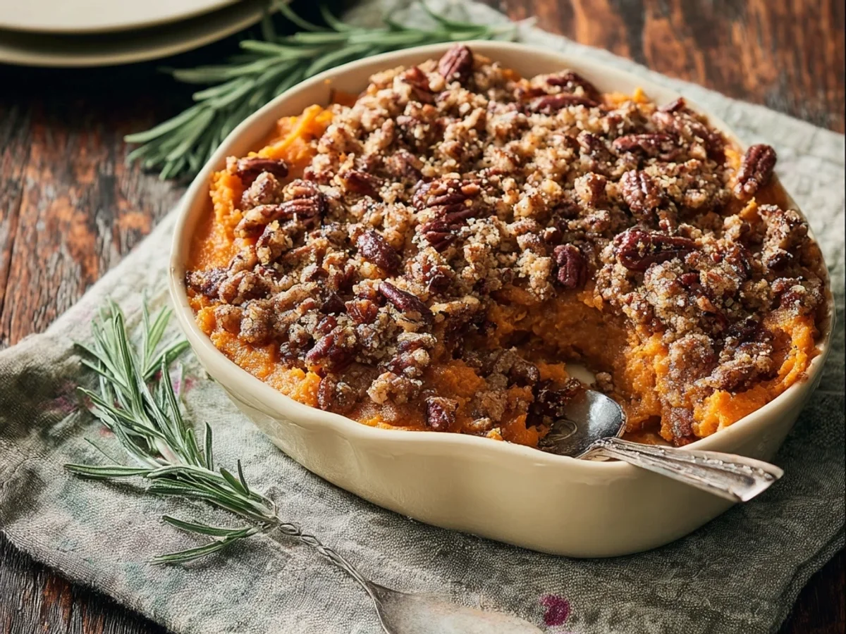 Homestyle Sweet Potato Pecan Casserole - Image 2