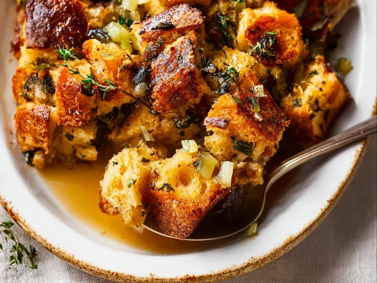Homestyle Thanksgiving Stuffing: A Hearty Holiday Tradition - Image 1