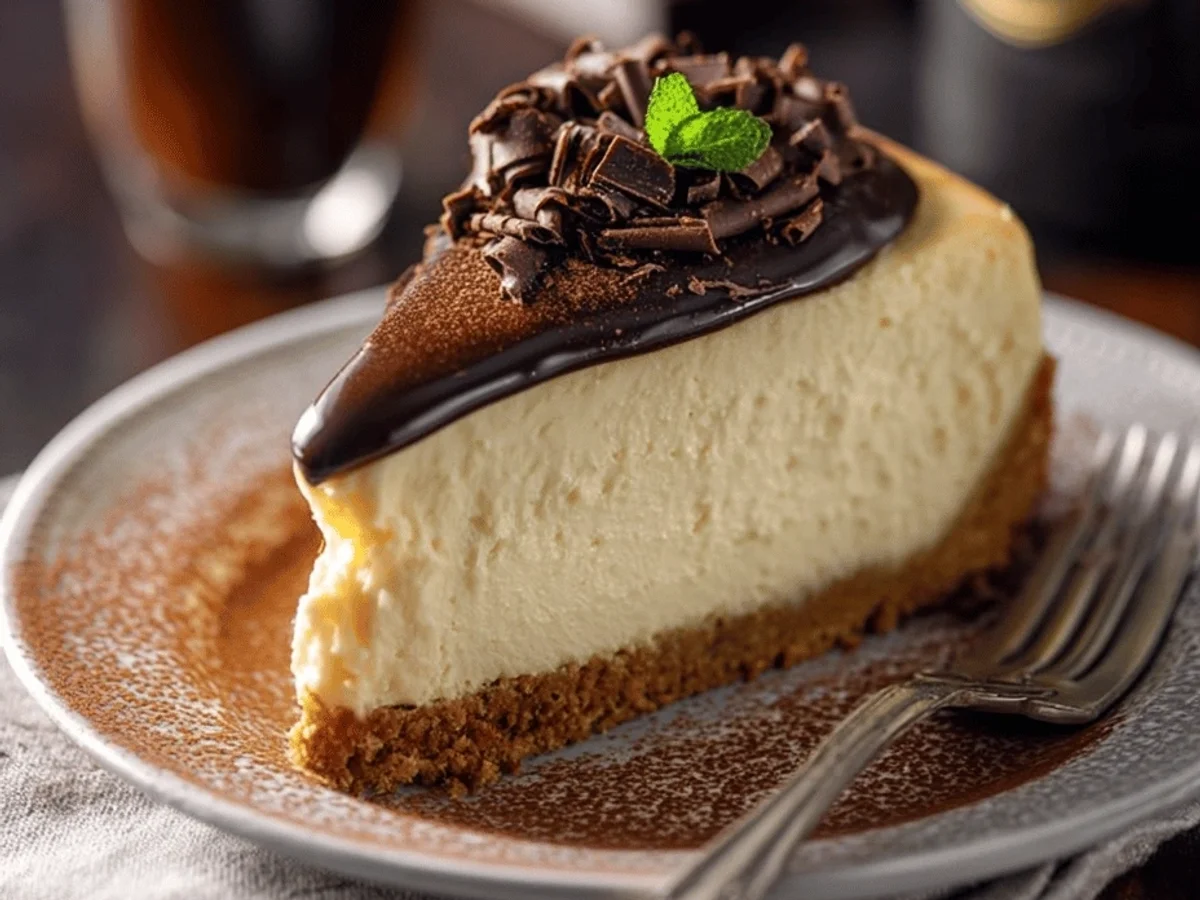 Irish Cream Cheesecake: A Dreamy Dessert - Image 1