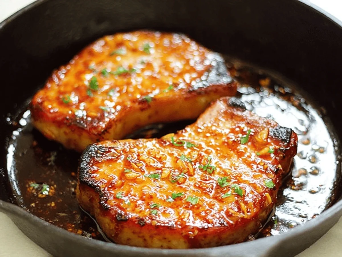 Irresistible Honey Garlic Pork Chops Recipe - Image 1