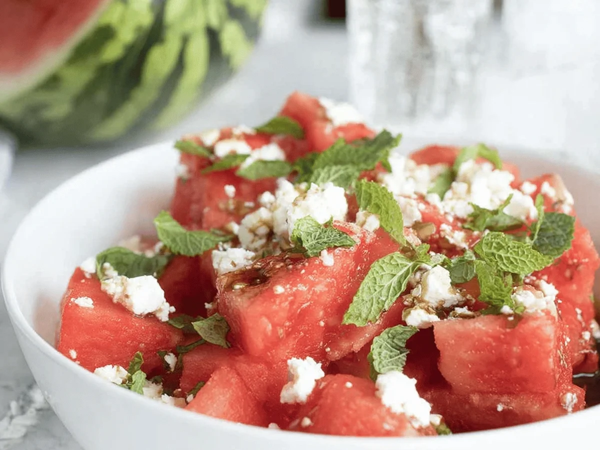 Irresistible Watermelon Feta Salad Recipe - Image 1