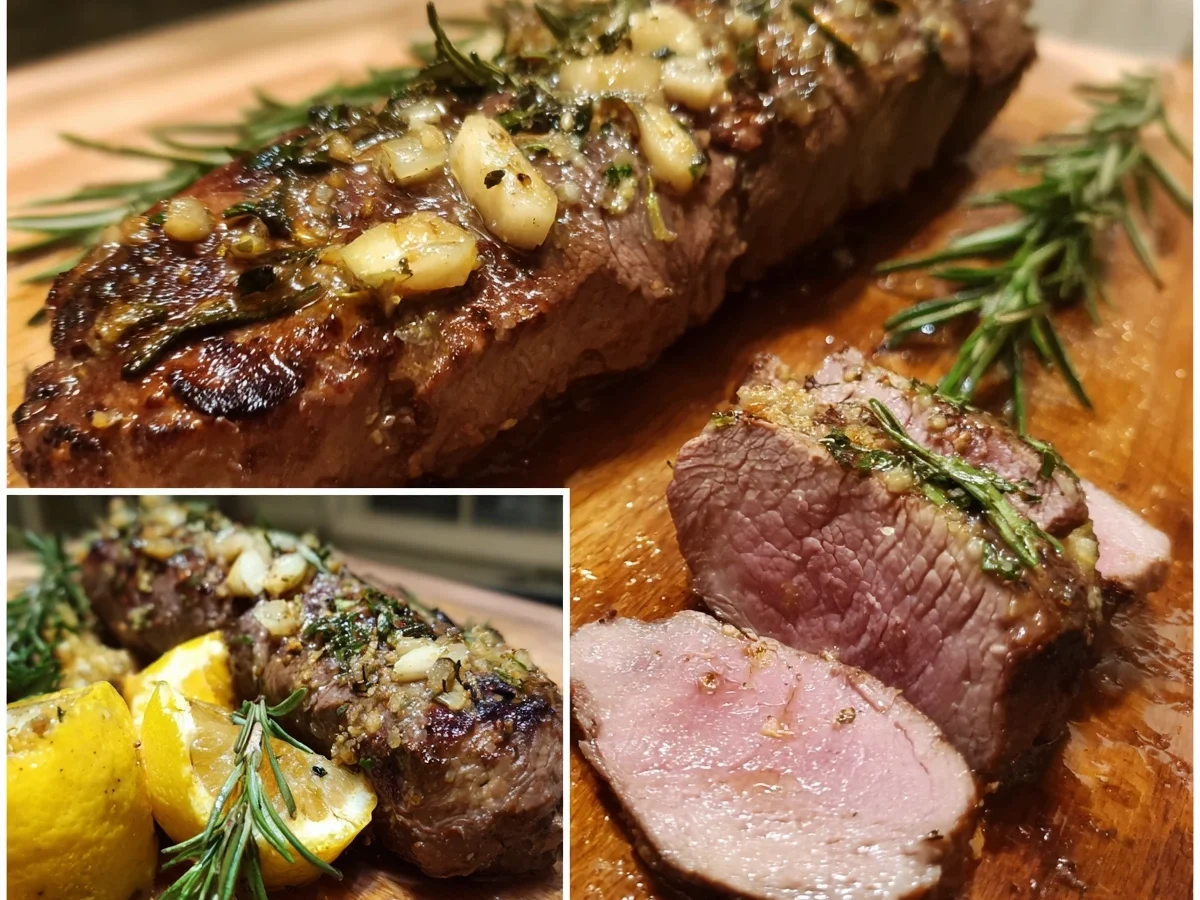 Jamie Oliver Lamb Tenderloin with Rosemary & Garlic - Image 1