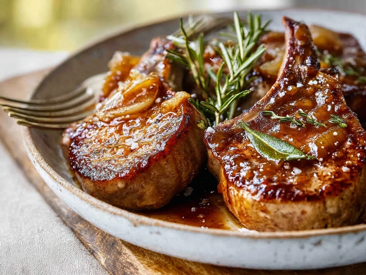 Juicy Apple Butter Lamb Chops: A Sweet & Savory Dinner - Image 1