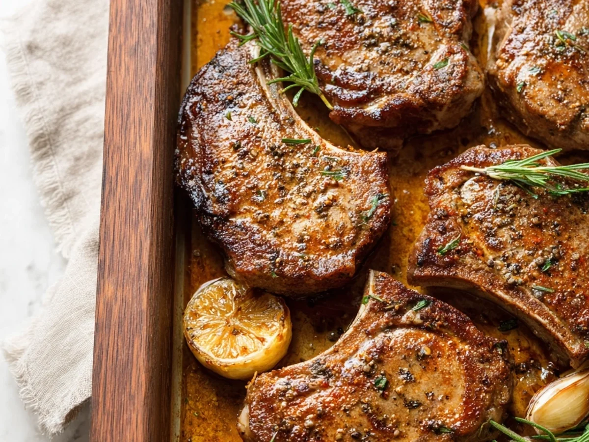 Juicy Baked Lamb Chops with Rosemary Garlic - Image 2