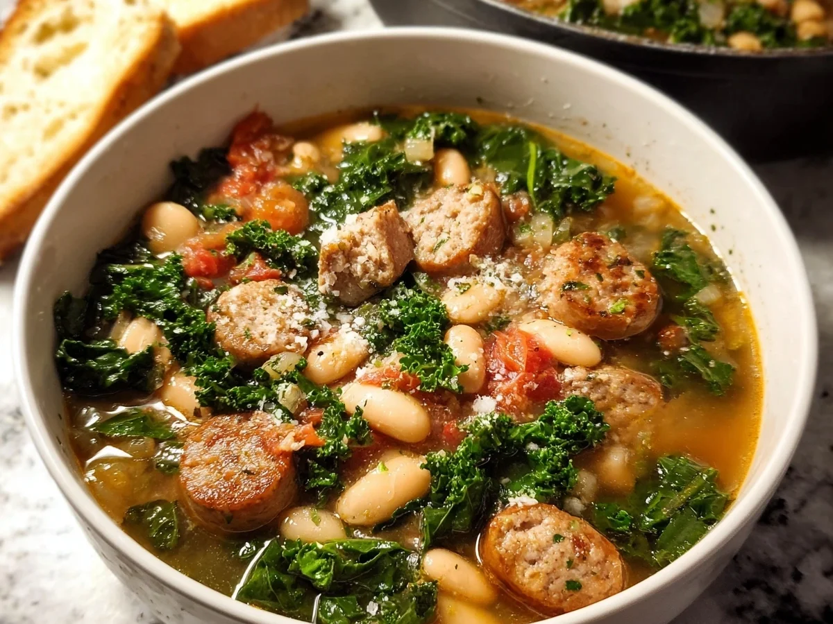 Kale, Turkey Sausage & White Bean Soup - Image 1