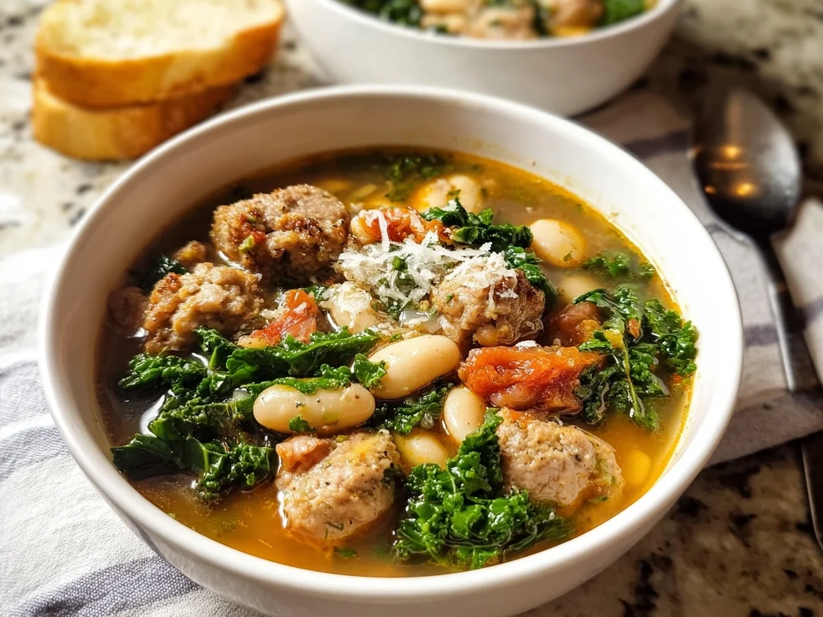 Kale, Turkey Sausage & White Bean Soup - Image 2