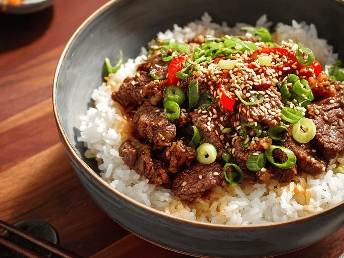 Korean Beef Bowl: Easy Weeknight Flavor Bomb! - Image 1