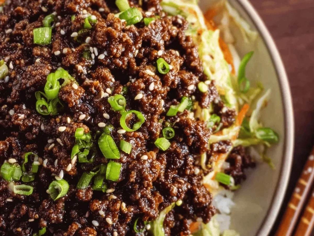 Korean Ground Beef & Slaw: Quick & Easy Weeknight Meal - Image 2