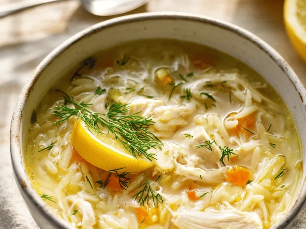 Lemon Chicken Orzo Soup: A Quick & Easy Recipe - Image 1