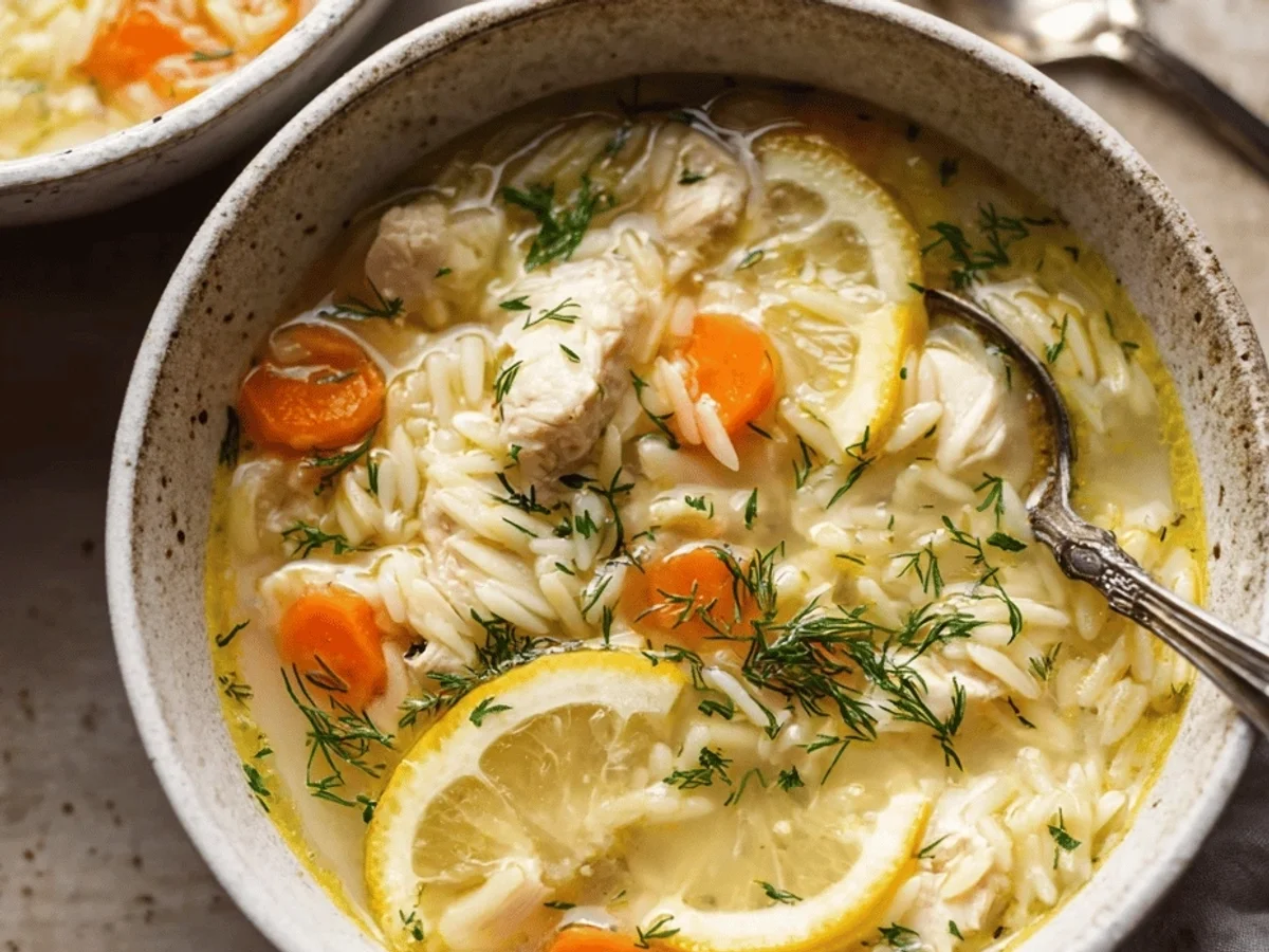 Lemon Chicken Orzo Soup: Delicious & Easy! - Image 2