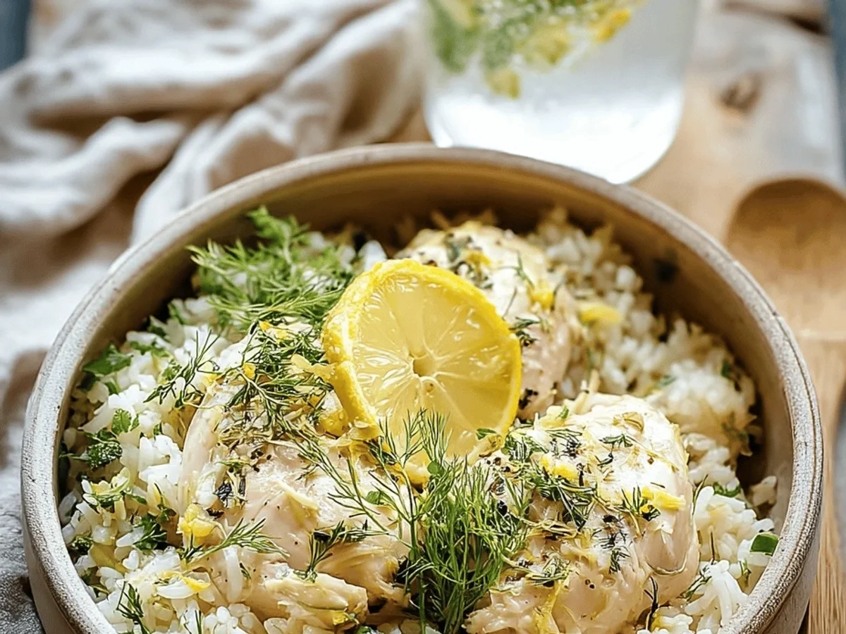 Lemon Herb Chicken Rice: Easy One-Pan Comfort Meal - Image 1