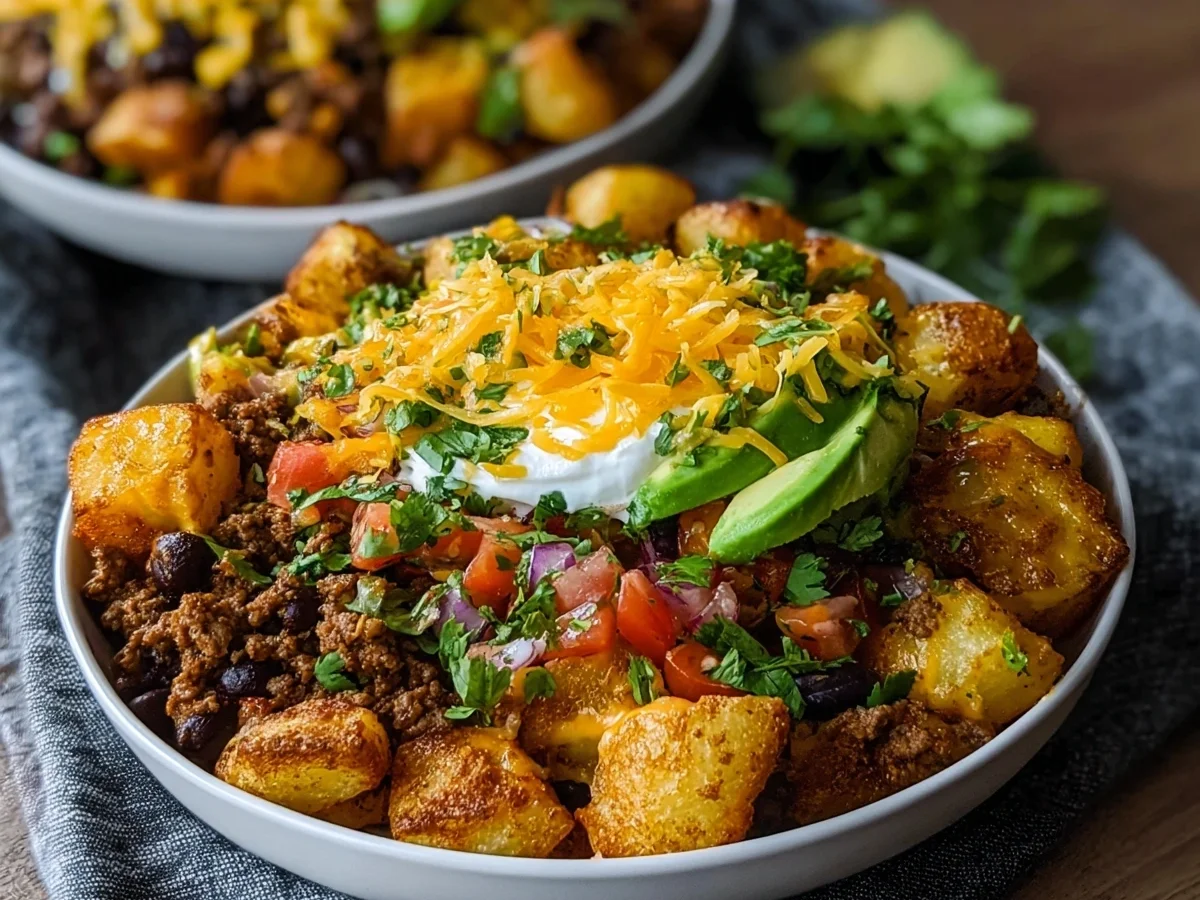 Loaded Potato Taco Bowl: Hearty, High-Protein Meal Prep - Image 2