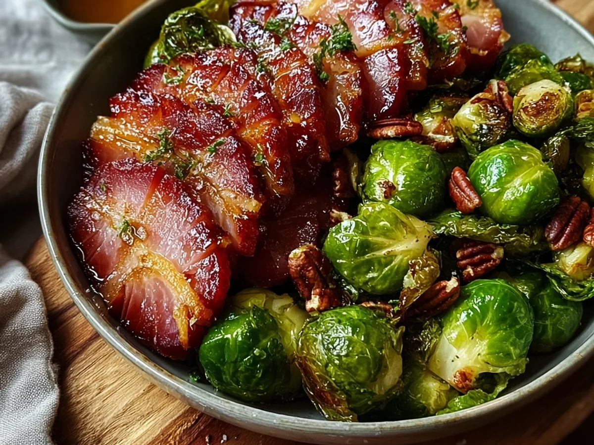 Maple Turkey Ham Brussels Sprouts: My Weeknight Winner - Image 1
