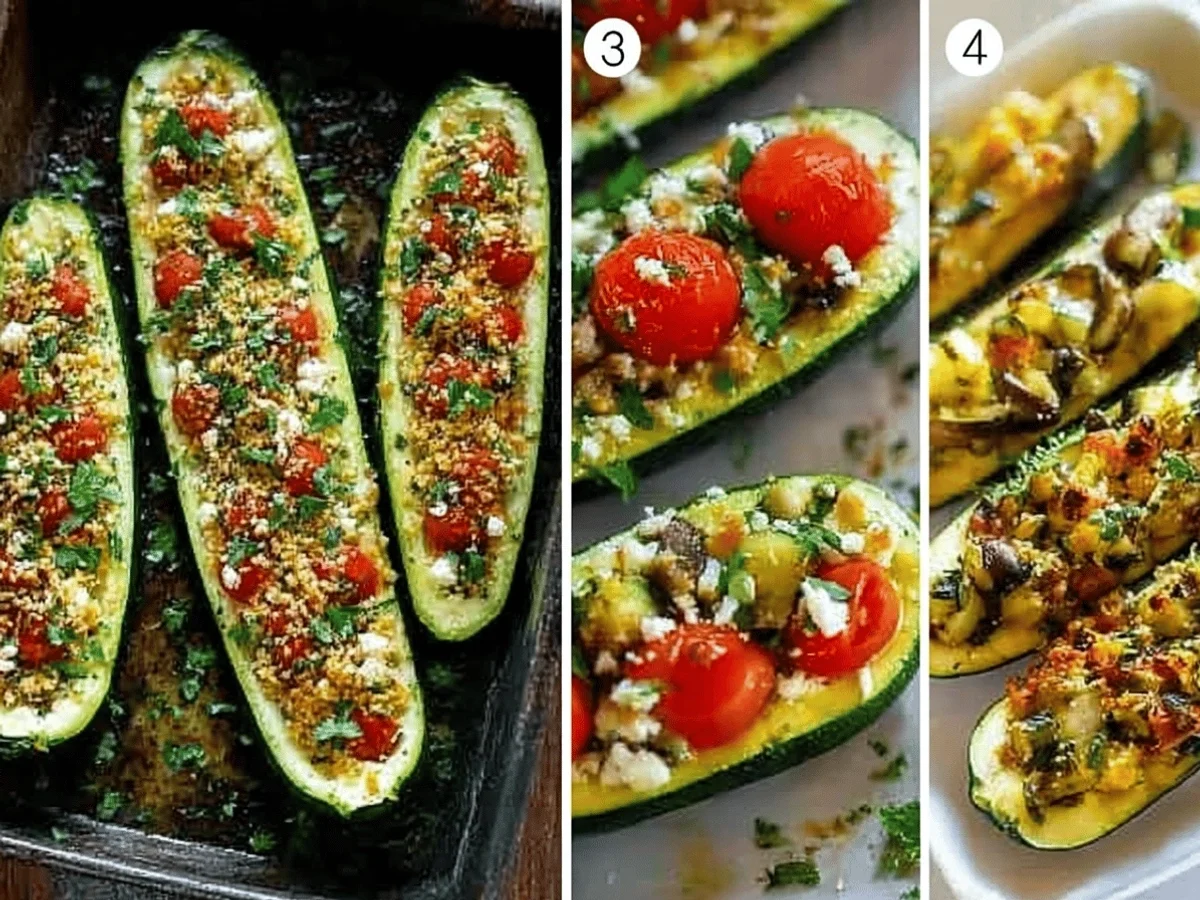Mediterranean Stuffed Zucchini: Flavorful and Healthy - Image 1