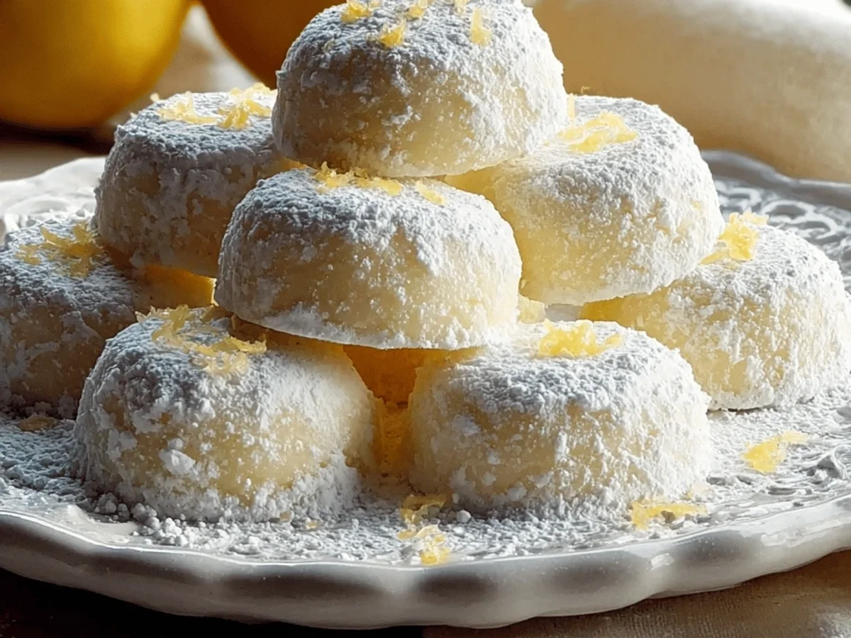 Melt-in-Your-Mouth Meyer Lemon Meltaways - Image 1