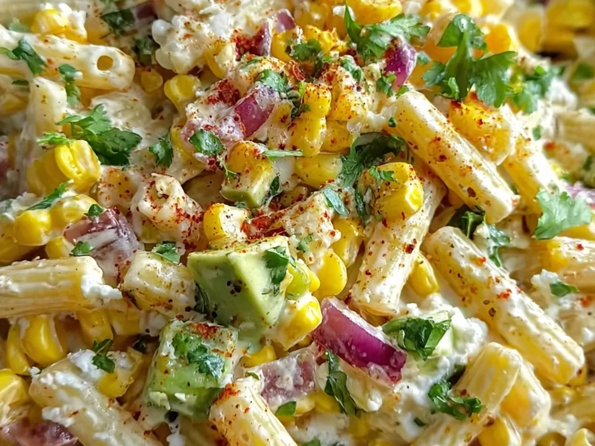 Mexican Street Corn Pasta Salad for Summer Gatherings - Image 1