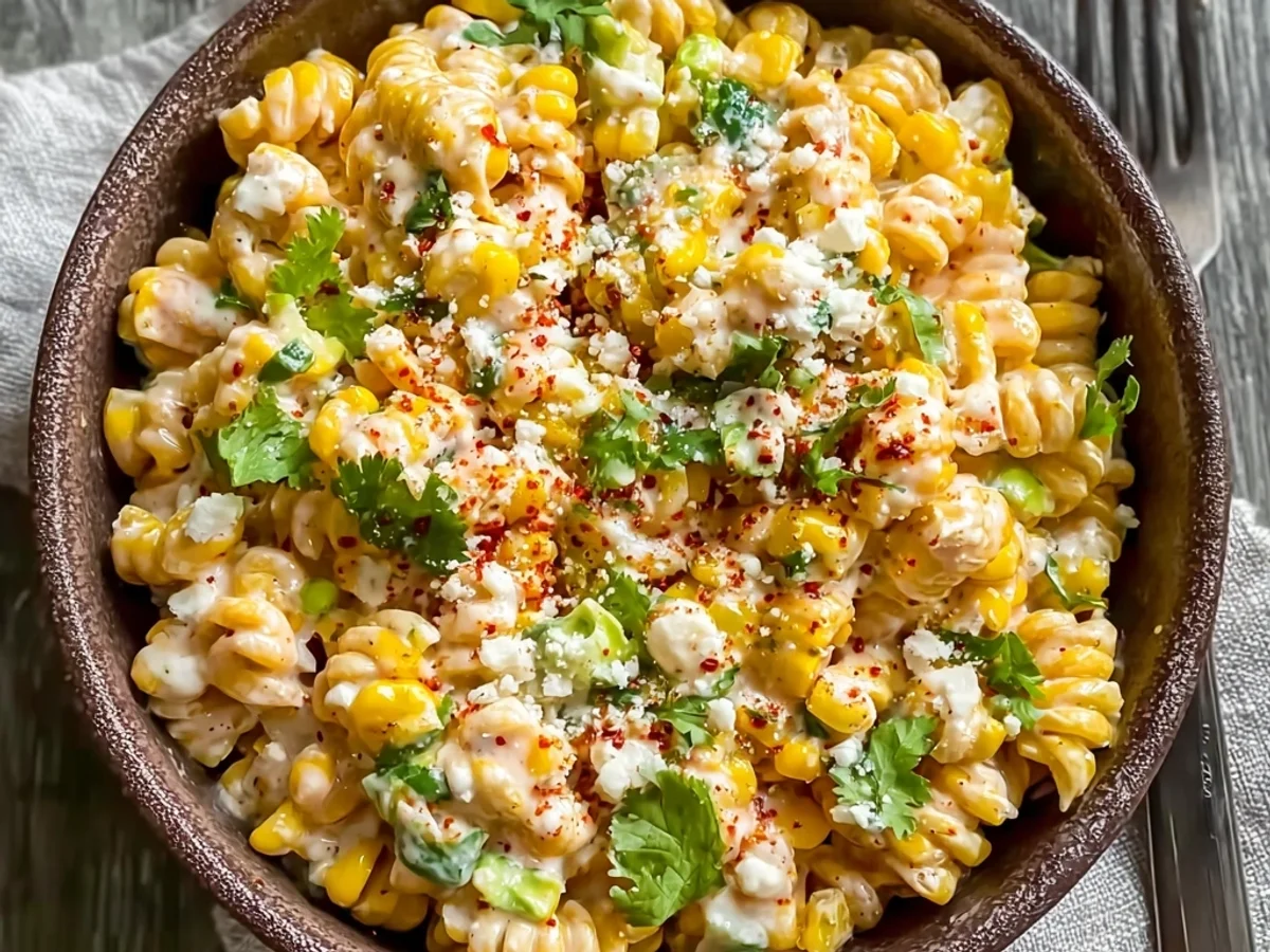 Mexican Street Corn Pasta Salad: Tangy & Creamy - Image 1