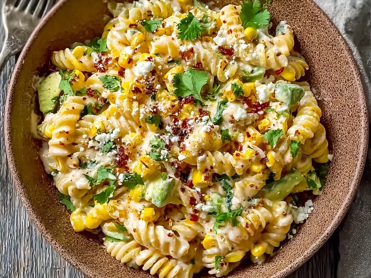 Mexican Street Corn Pasta Salad: Tangy & Creamy - Image 2