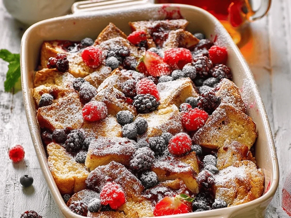 Mixed Berries Cream French Toast Bake: My Cozy Brunch Go-To - Image 1