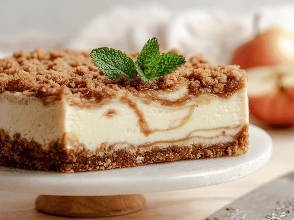 My Apple Crumble Cheesecake Recipe - Image 1